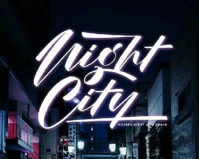 Night City font