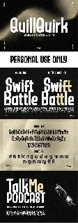 QuillQuirk font