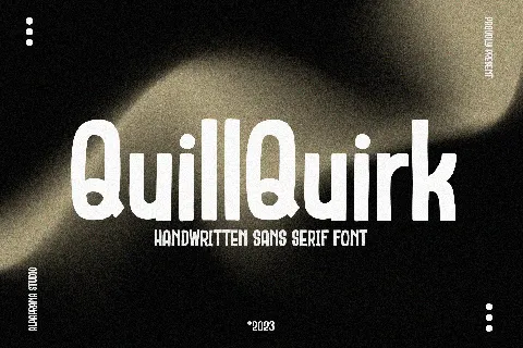 QuillQuirk font