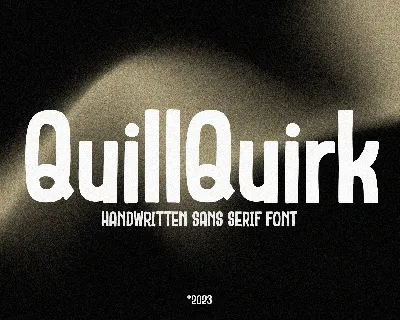 QuillQuirk font