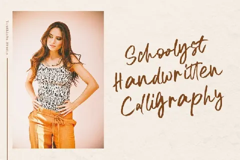 Schoolyst Handwritten font