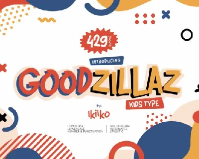 Goodzillaz font