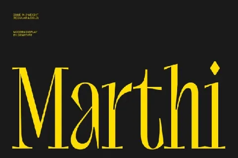 Marthi font