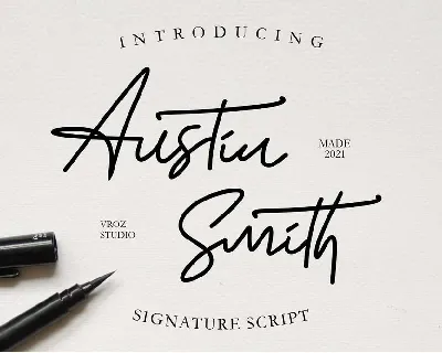 Austin Smith font