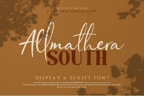 Allmathera South Duo font