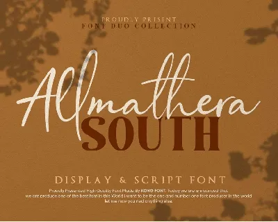 Allmathera South Duo font