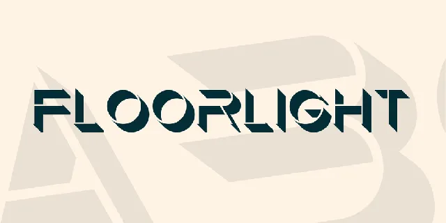 Floorlight font