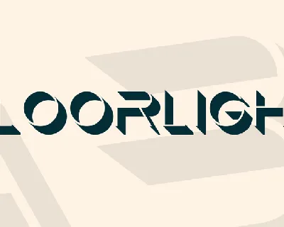 Floorlight font
