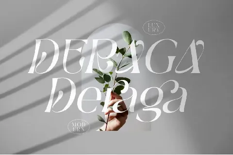 Deraga Serif font