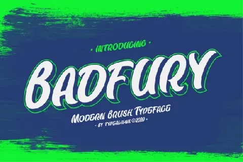 Badfury font