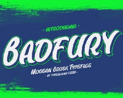 Badfury font