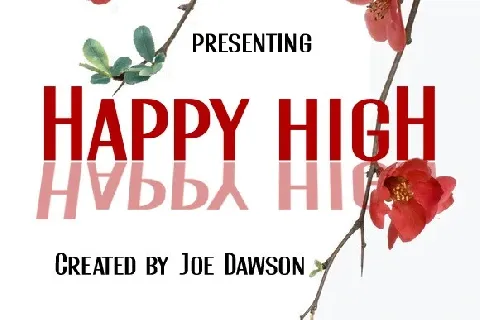 Happy High font