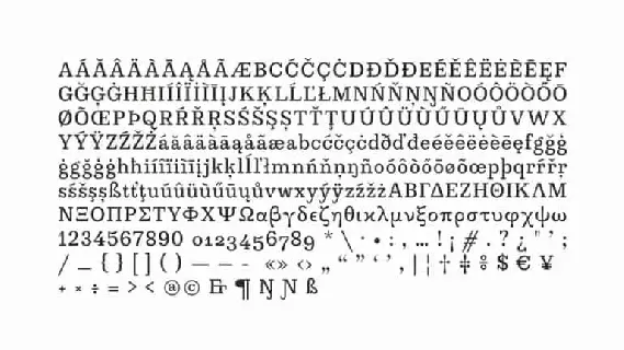 GFS Galatea Slab Serif font