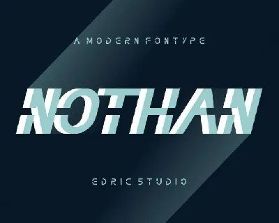 Nothan Futuristic font
