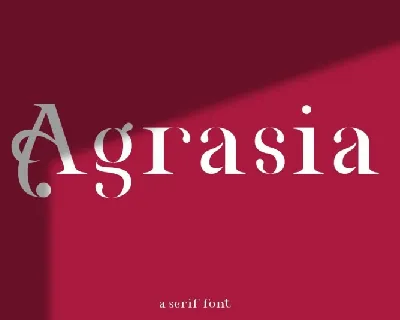 Agrasia Serif font