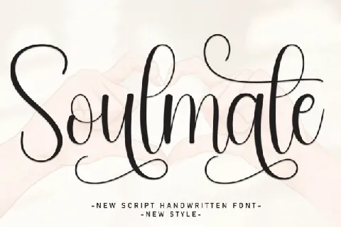 Soulmate Script font