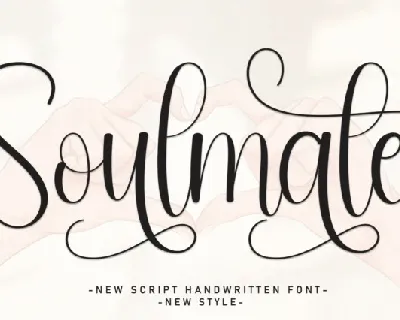 Soulmate Script font