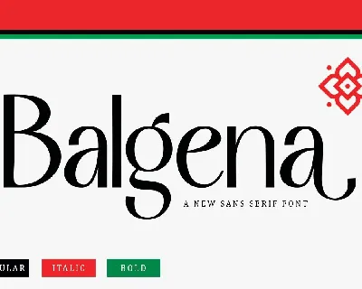 Balgena font