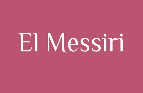 El Messiri Family font