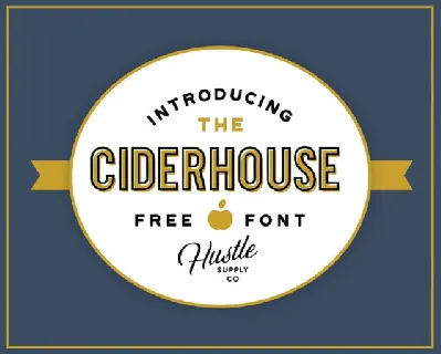 Ciderhouse font