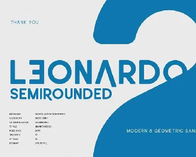 Leonardo Family font