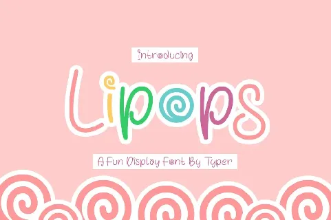 Lipops font