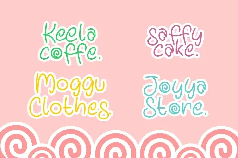 Lipops font