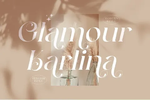 Glamour Karlina Serif font