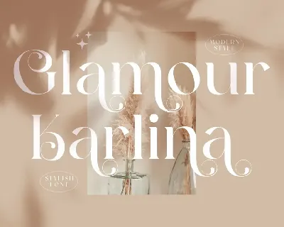Glamour Karlina Serif font