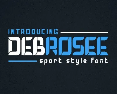 DEBROSEE font