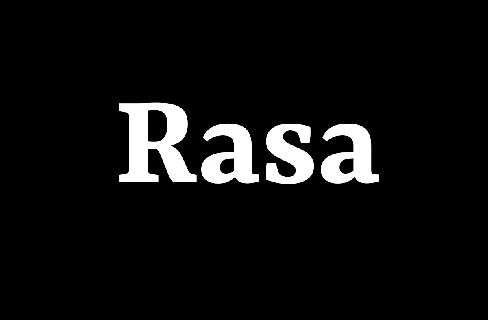 Rasa font