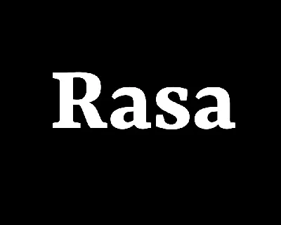 Rasa font