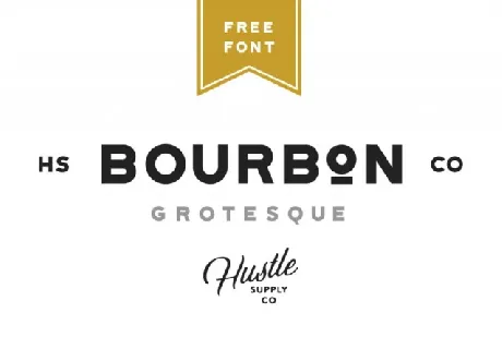 Bourbon Grotesque Typeface font