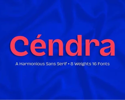 Cendra font