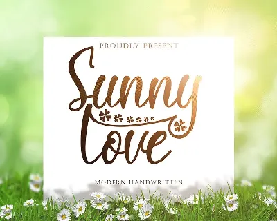 Sunny Love font