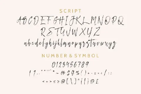 Happy Nature Script font