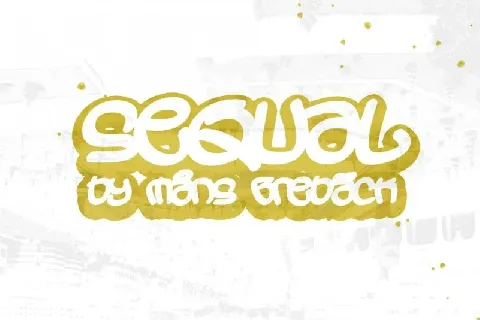 Sequal Graffiti Display Family font