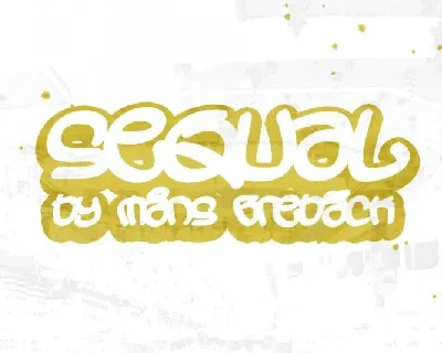 Sequal Graffiti Display Family font