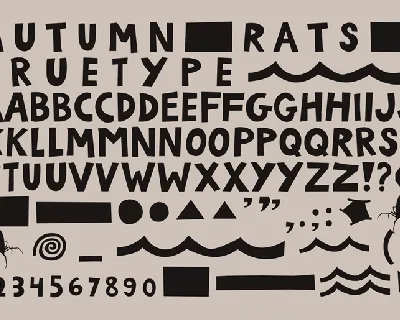 Autumn Rats font