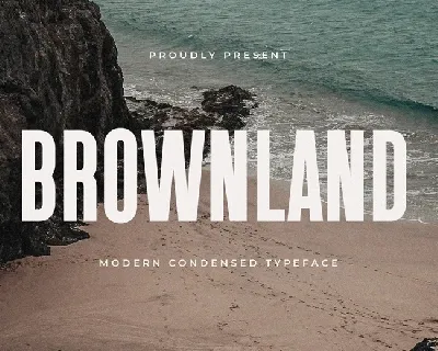 Brownland font