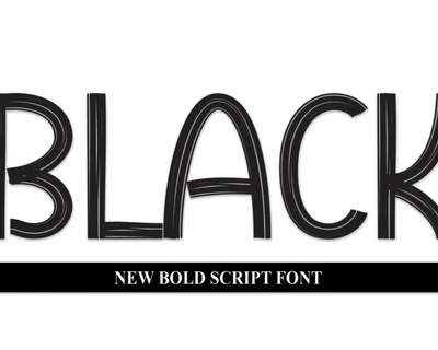 Black Display font
