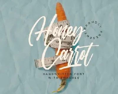 Honey Carrot Handwritten font