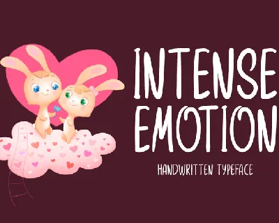 Intense Emotion font