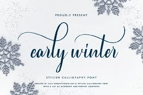 Early Winter Demo font