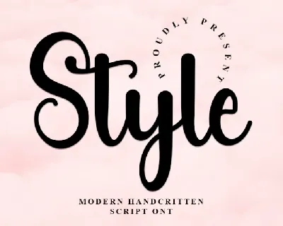 Style font