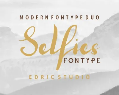 Selfies Duo font