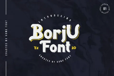 Borju Display font