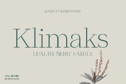 Klimaks font