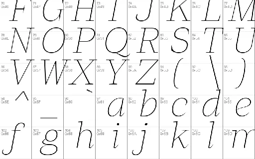 Klimaks font