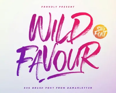 Wild Favour font